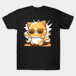 Cat wearing sunglasses T-Shirt